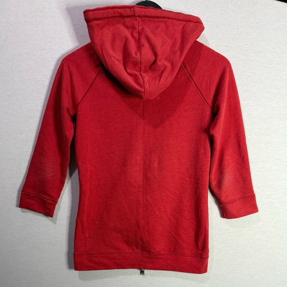 HOLLISTER Vintage Red Zip Up Hoodie - Picture 4 of 6